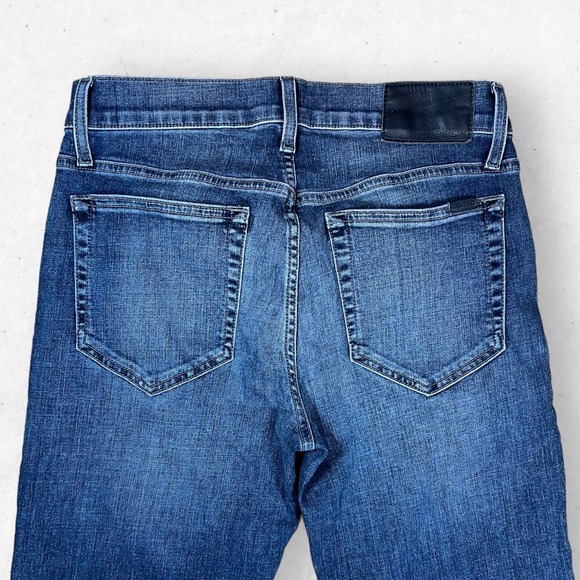 Joe's The Brixton‎ Straight + Narrow Mid Rise Jeans Women's W28 Stretch Med Blue - Picture 4 of 10